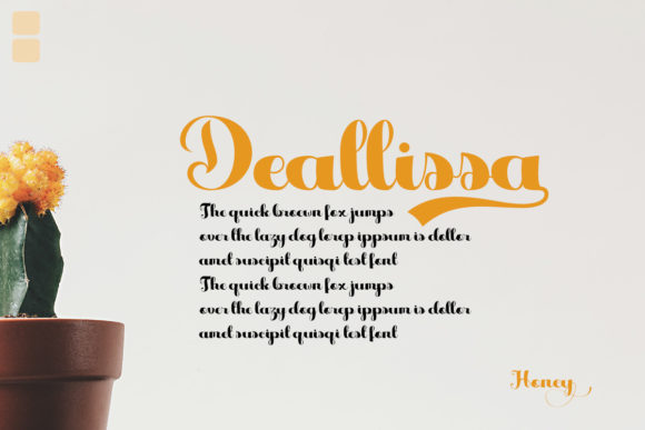 Dealisa Aliane Font Poster 4