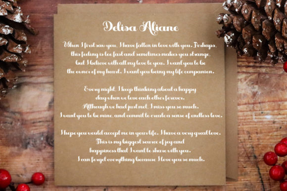 Dealisa Aliane Font Poster 6