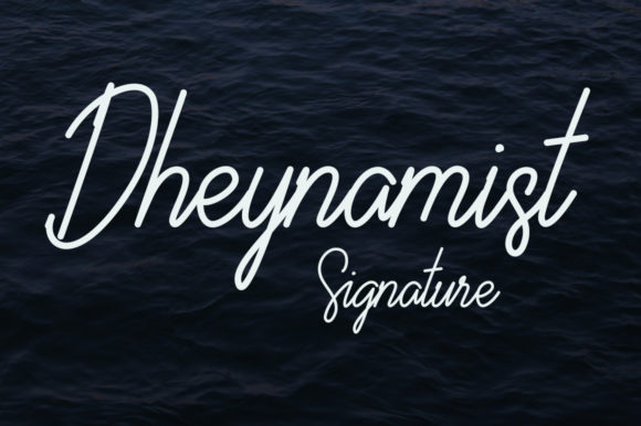 Dheynamist Font Poster 1