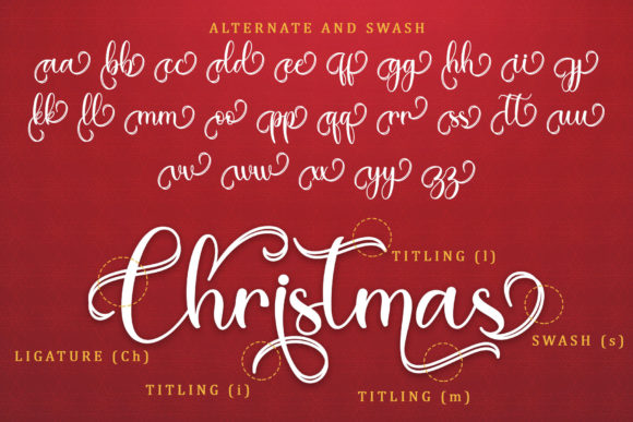 Dream Christmas Font Poster 8