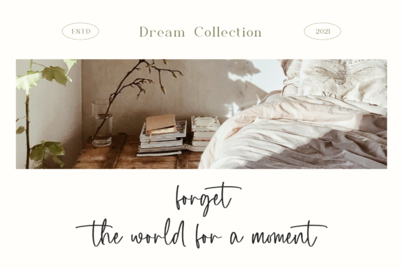 Dream Collection Font Poster 4