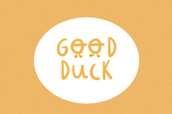 Ducky Font Poster 7