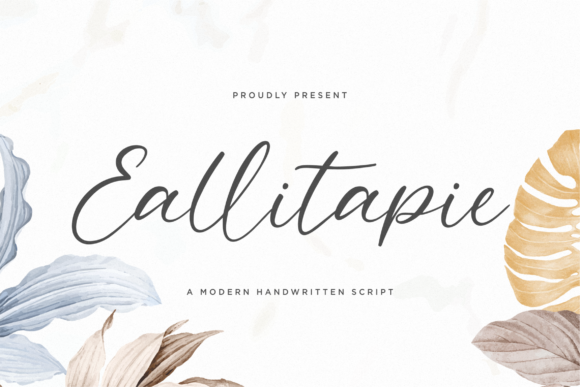 Eallitapie Font Poster 1