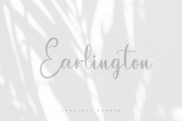 Earlington Font Poster 3