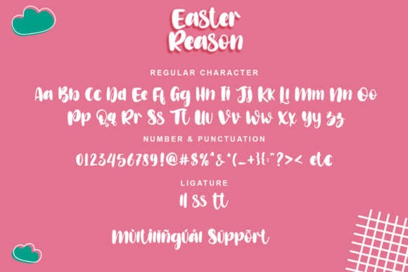 Easter Risen Font Poster 5