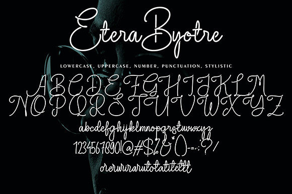 Etera Byotre Font Poster 10