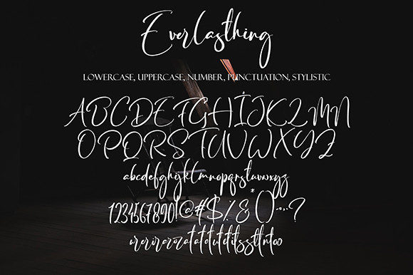 Everlasthing Font Poster 10