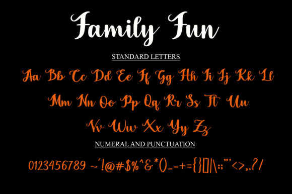 Family Fun Font Poster 7
