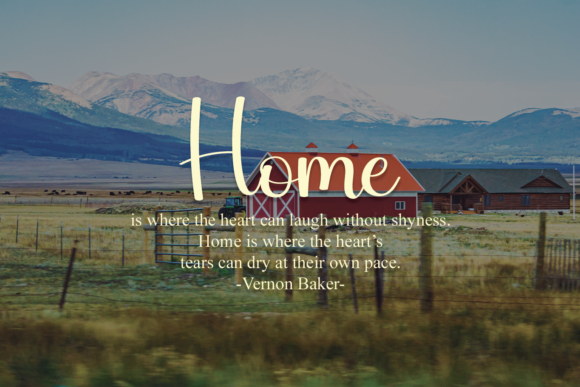 Farmhouse Font Poster 2