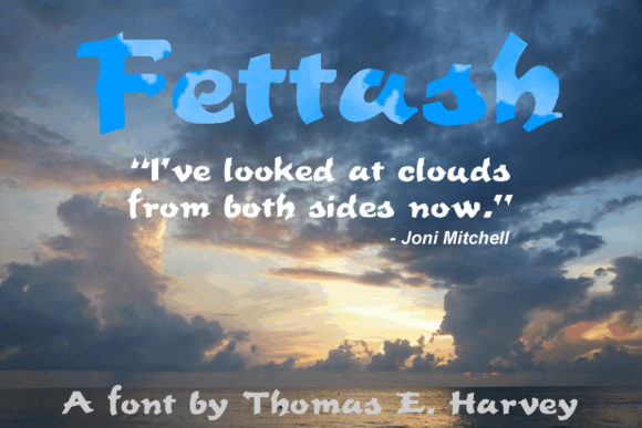 Fettash Font Poster 3