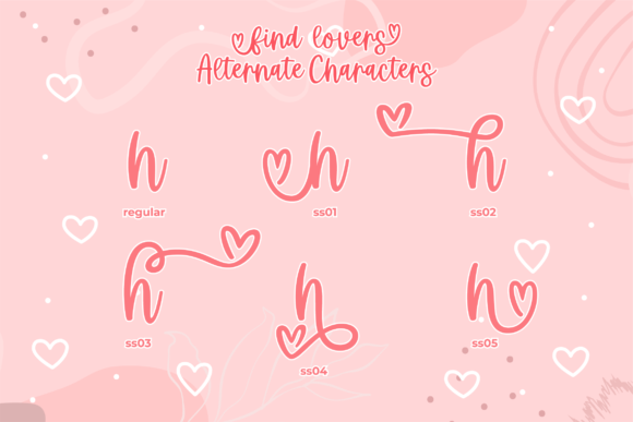 Find Lovers Font Poster 4