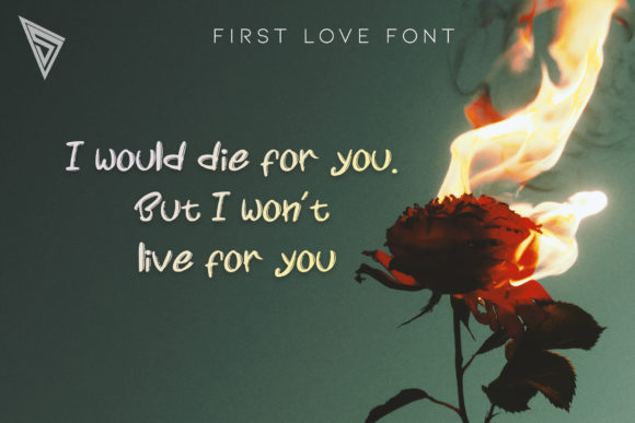 First Love Font Poster 2