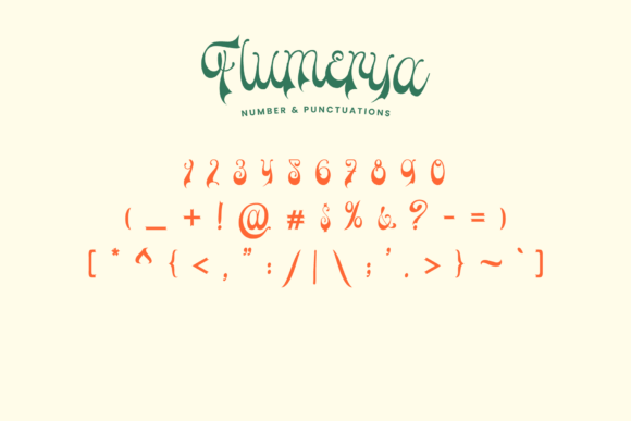 Flumerya Font Poster 8