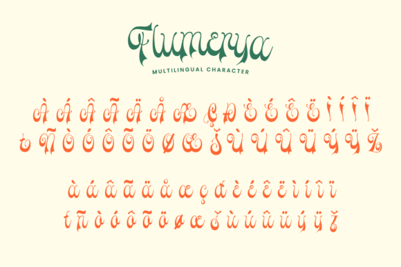 Flumerya Font Poster 9