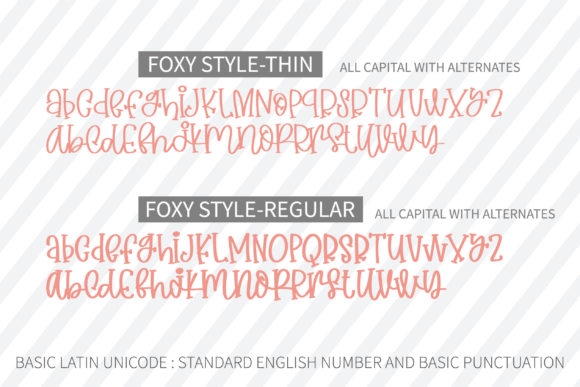Foxy Style Font Poster 4