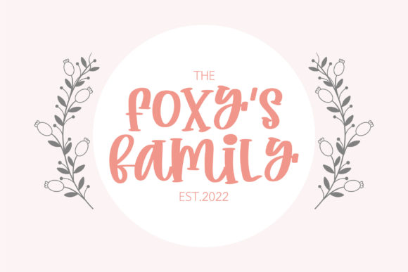 Foxy Style Font Poster 10