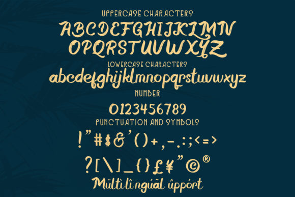 Gelatik Font Poster 6