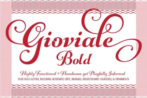 Gioviale Family Font Poster 2