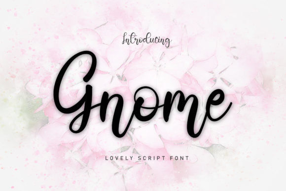 Gnome Font Poster 1