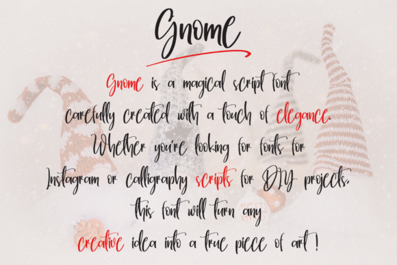 Gnome Font Poster 2