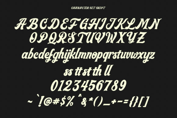 Goldluck Font Poster 8