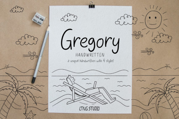 Gregory Handwritten Font