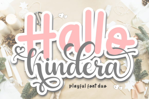 Hallo Kindera Font