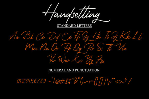 Handsetting Font Poster 8