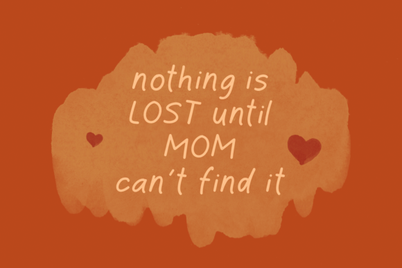 Happy Mom Font Poster 9