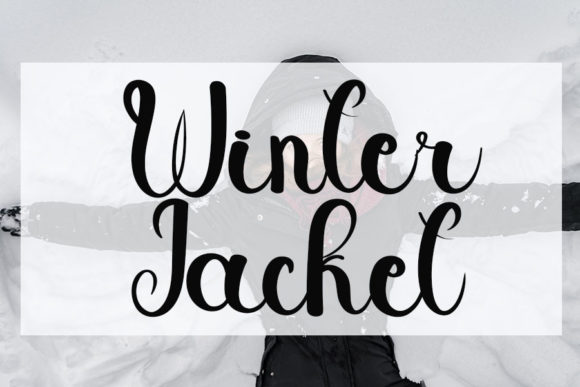 Happy Winter Font Poster 4