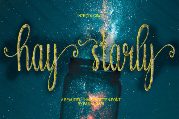 Haystarly Font Poster 5