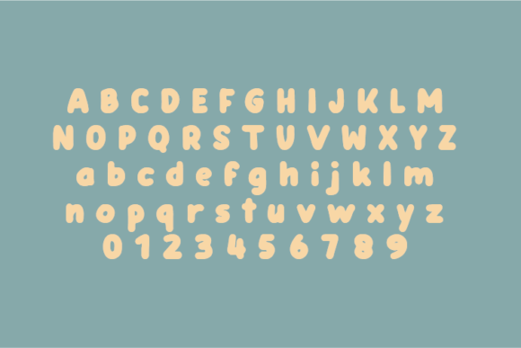 Hazelnut Font Poster 2