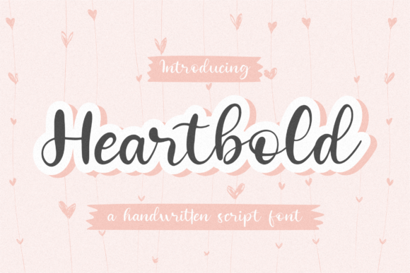 Heartbold Font Poster 1