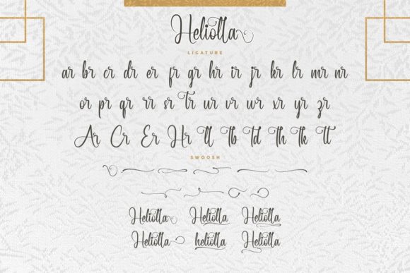 Heliolla Font Poster 8