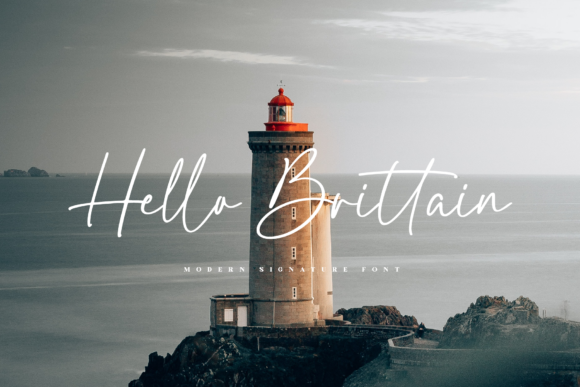 Hello Brittain Font Poster 1