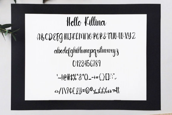 Hello Killyna Font Poster 4