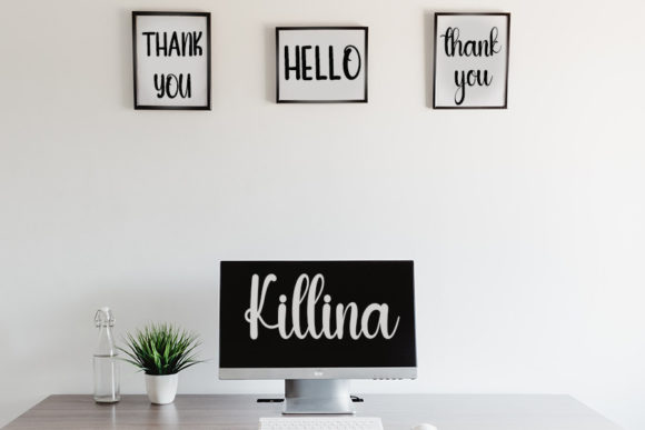 Hello Killyna Font Poster 6