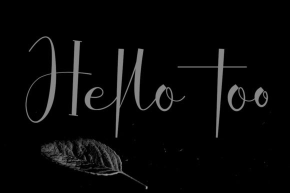 Hello Too Font