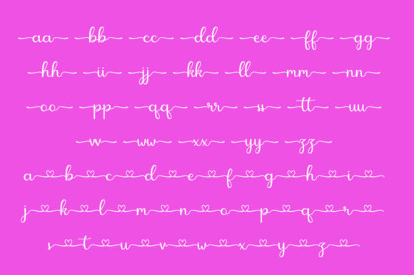 Hello Valentine Font Poster 7