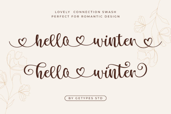 Hello Winter Font Poster 2