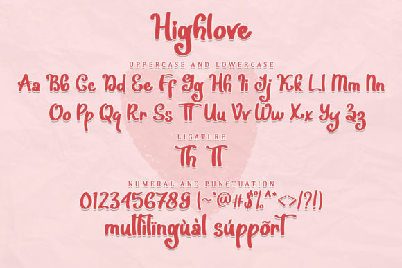 Highlove Font Poster 6