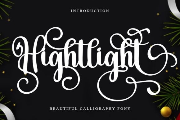 Hightlight Font Poster 1