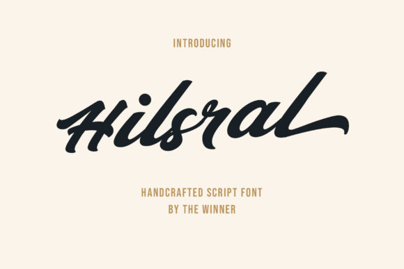 Hilsral Font Poster 1