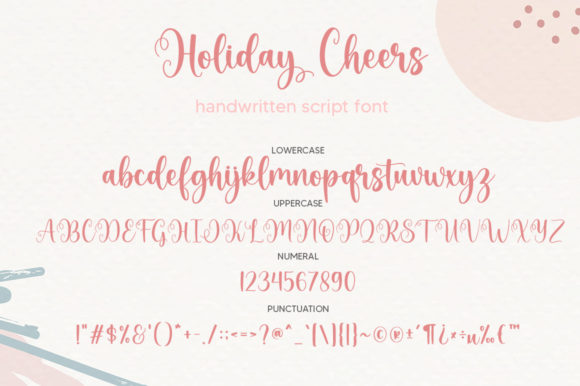 Holiday Cheers Font Poster 5