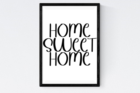 Holiday Farmhouse Font Poster 4