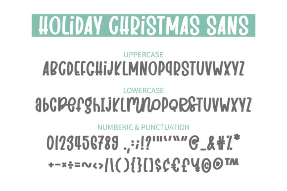 Holiday Farmhouse Font Poster 4