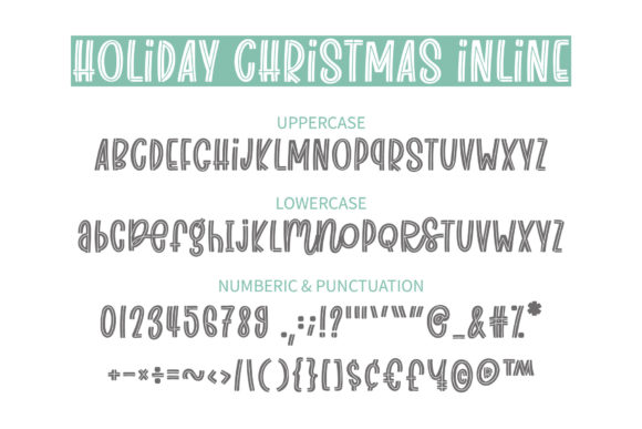 Holiday Farmhouse Font Poster 5