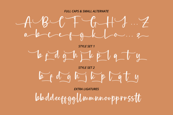 Holla Autumn Font Poster 8