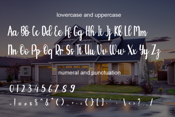 Homestay Font Poster 4