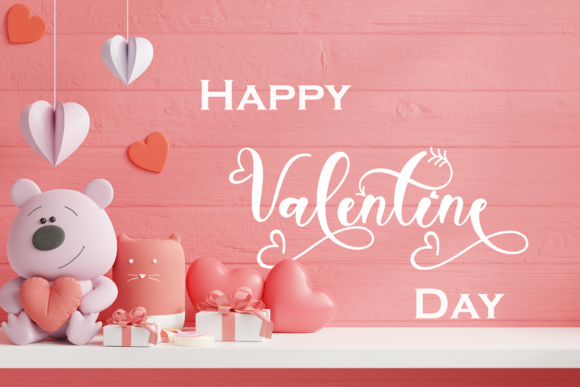 Honey Valentine Font Poster 2